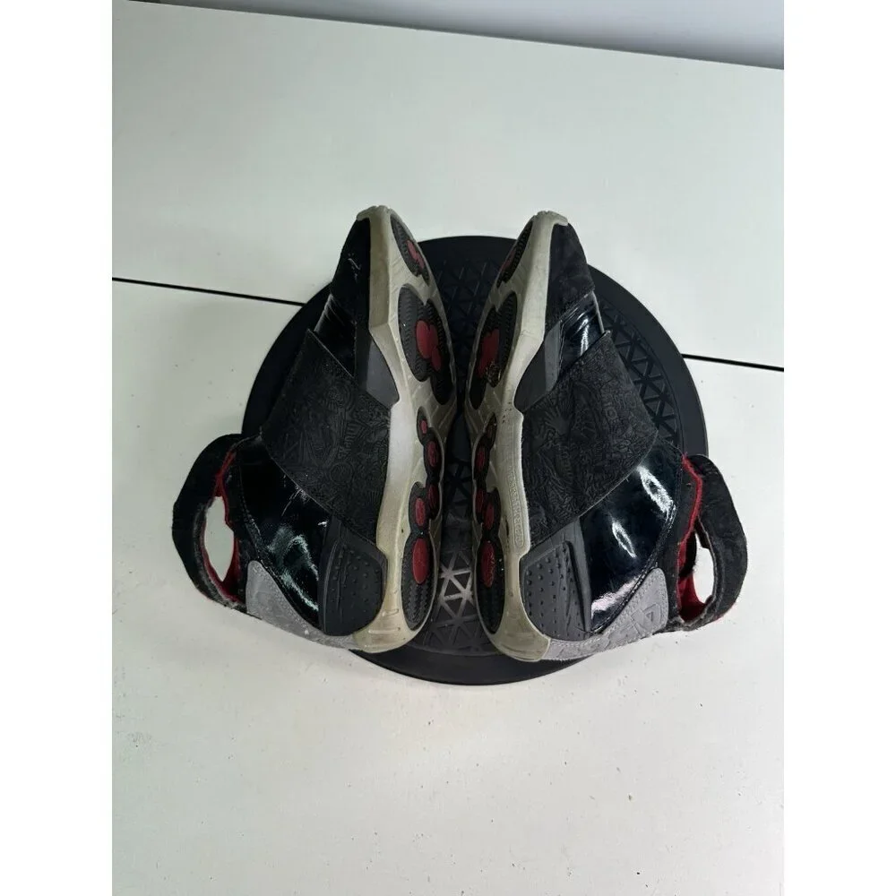 Size 5Y Air Jordan 20 OG GS Stealth 2005 Black Red 310456-001